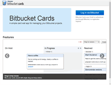 Tablet Screenshot of bitbucketcards.com